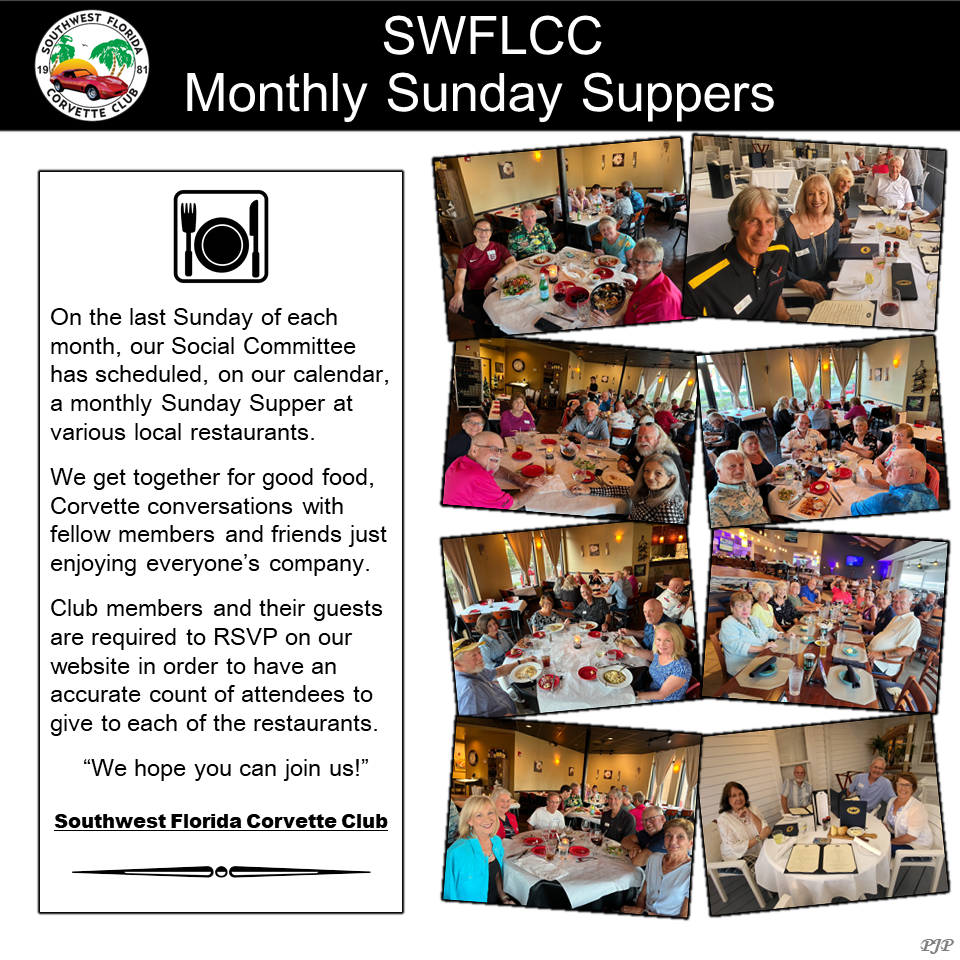 SWFLCC Monthly Suppers